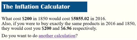 inflation calculator westegg